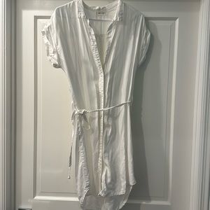 Bella Dahl White Button Down Dress